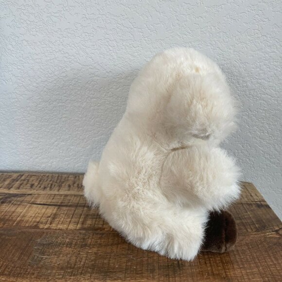 Vintage Easter Stuff Animal FLUFFYVILLE Beige Lucas Lamb Sheep Easter 12" Plush - Picture 6 of 9